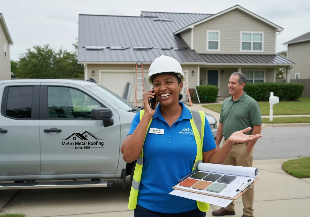 Storm Damage Metal Roof Repair in West Chester, IA